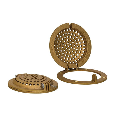 GROCO Bronze Round Hull Strainer w/Access Door f/Up To 1 Thru-Hull [RSC-1000] 1st Class Eligible, Brand_GROCO, Marine Plumbing &