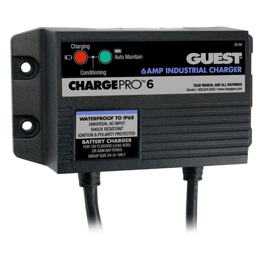 Guest 6A/12V 1 Bank 120V Input On-Board Battery Charger [28106] Brand_Guest, Electrical, Electrical | Battery Chargers Battery Chargers CWR