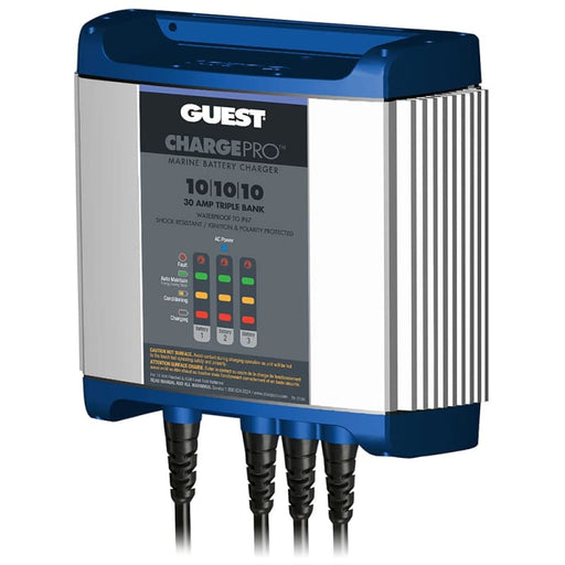 Guest On-Board Battery Charger 30A / 12V - 3 Bank - 120V Input [2731A] Brand_Guest, Electrical, Electrical | Battery Chargers Battery