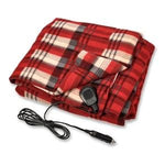 Heated Blanket - 12Volt 59 x 43 Red / Black Plaid BLANKETS, Camping, Camping | Accessories Camco