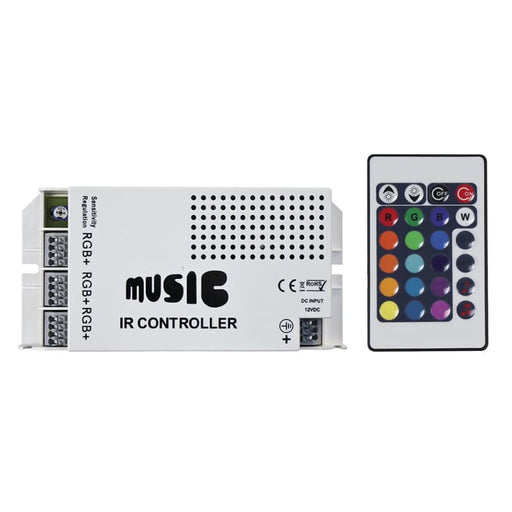 HEISE Sound Activated RGB Controller w/IR Remote [HE-RGBSAC-1] Automotive/RV, Automotive/RV | Lighting, Brand_HEISE LED Lighting Systems, 