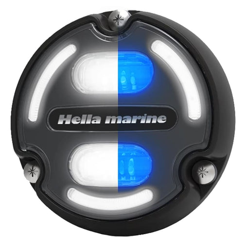 Hella Marine Apelo A2 Blue White Underwater Light - 3000 Lumens - Black Housing - Charcoal Lens w/Edge Light [016147-001] 1st Class