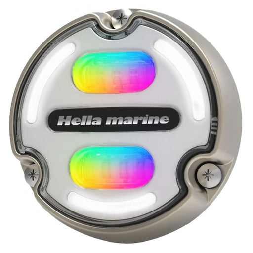 Hella Marine Apelo A2 RGB Underwater Light - 3000 Lumens - Bronze Housing - White Lens w/Edge Light [016148-101] Brand_Hella Marine,