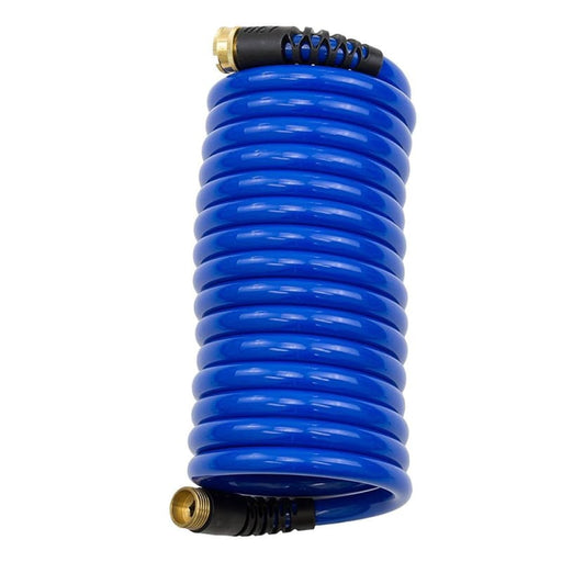HoseCoil 15’ Blue Self Coiling Hose w/Flex Relief [HS1500HP] Boat Outfitting, Boat Outfitting | Cleaning, Boat Outfitting | Deck / Galley,