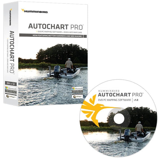 Humminbird AutoChart PRO DVD PC Mapping Software w/Zero Lines Map Card [600032-1] 1st Class Eligible, Brand_Humminbird, Cartography, 