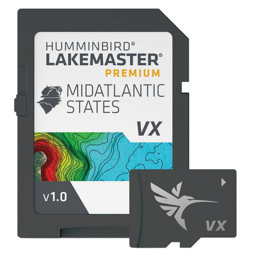 Humminbird LakeMaster VX Premium - Mid-Atlantic States [602004-1] 1st Class Eligible, Brand_Humminbird, Cartography, Cartography | 