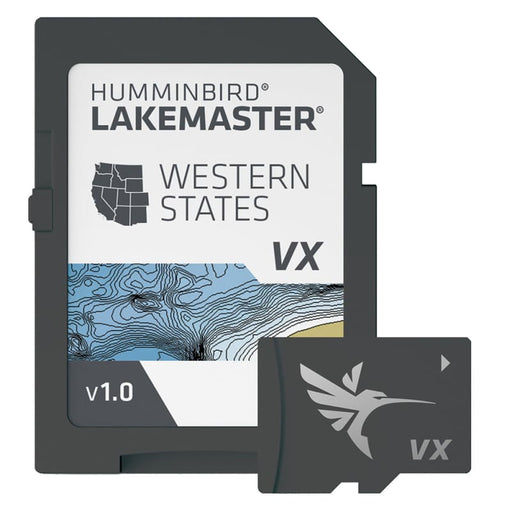 Humminbird LakeMaster VX - Western States [601009-1] 1st Class Eligible, Brand_Humminbird, Cartography, Cartography | Humminbird Humminbird