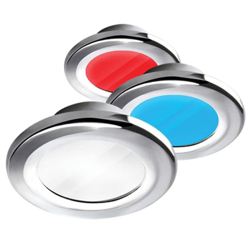 i2Systems Apeiron A3120 Screw Mount Light - Red Cool White & Blue - Brushed Nickel Finish [A3120Z-41HAE] 1st Class Eligible, Brand_I2Systems