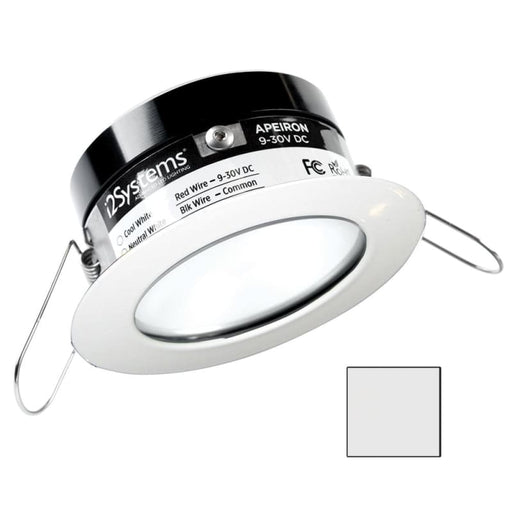 i2Systems Apeiron PRO A503 - 3W Spring Mount Light - Round - Cool White - White Finish [A503-31AAG] Brand_I2Systems Inc, Lighting, Lighting 