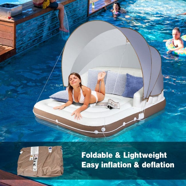 Inflatable Floating Lounge floats, pool, Watersports, Watersports | Floats Floats Goplus
