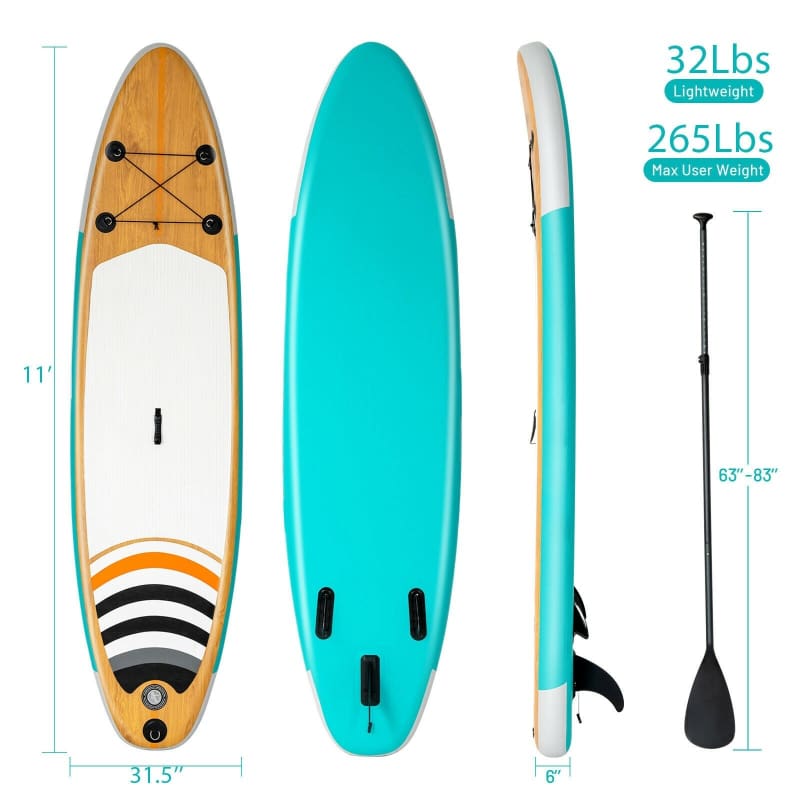 Inflatable Stand Up Paddle Surfboard with Bag (2 SIZES) KARISI