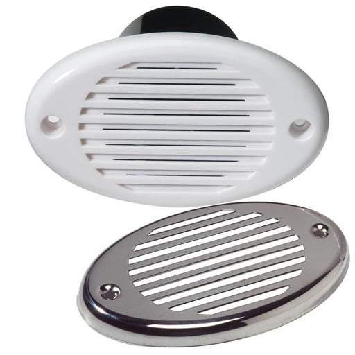 Innovative Lighting Marine Hidden Horn - White w/Stainless Steel Overlay [540-0101-7] 1st Class Eligible, Boat Outfitting, Boat Outfitting |