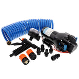 Jabsco HotShot HD4 Heavy Duty Washdown Pump w/25 HoseCoil - 12V - 4 GPM - 60 PSI [Q401J-118N-4A] Brand_Jabsco, Marine Plumbing &