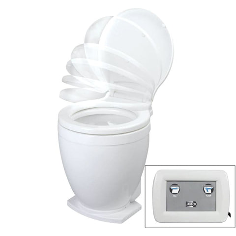 Jabsco Lite Flush Electric 12V Toilet w/Control Panel [58500-1012] Brand_Jabsco, Marine Plumbing & Ventilation, Marine Plumbing &