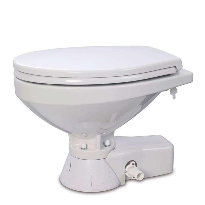 Jabsco Quiet Flush Freshwater Toilet - Compact Bowl - 12V [37045-3092] Brand_Jabsco, Marine Plumbing & Ventilation, Marine Plumbing &