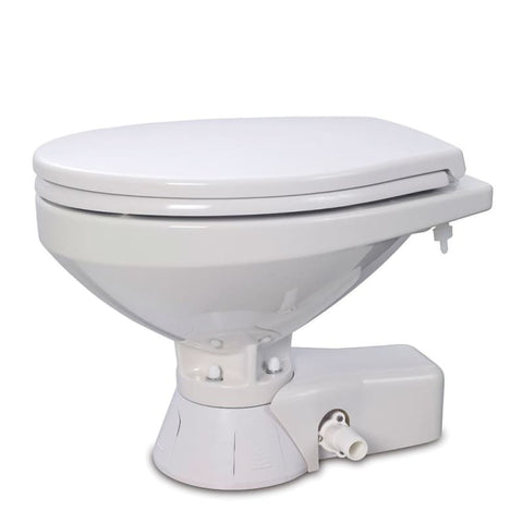 Jabsco Quiet Flush Freshwater Toilet - Regular Bowl w/Soft Close Lid - 12V [37045-4192] Brand_Jabsco, Marine Plumbing & Ventilation, Marine