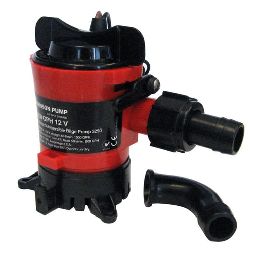 Johnson Pump 1000 GPH Bilge Pump 3/4 12V Dura Ports [32903] Brand_Johnson Pump, Marine Plumbing & Ventilation, Marine Plumbing & Ventilation
