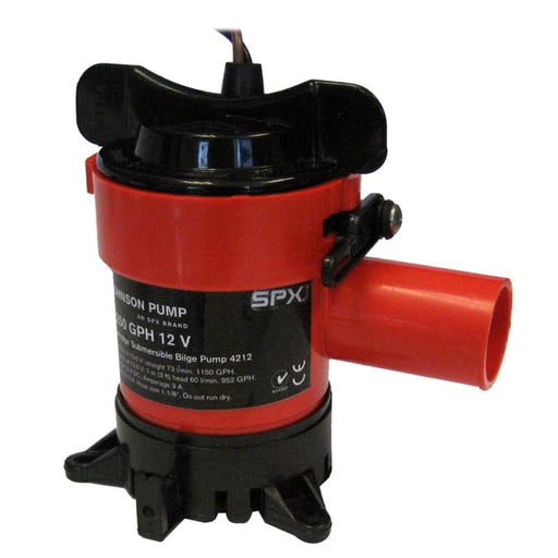 Johnson Pump 1250 GPH Bilge Pump 1-1/8 Hose 12V [42123] Brand_Johnson Pump, Marine Plumbing & Ventilation, Marine Plumbing & Ventilation |