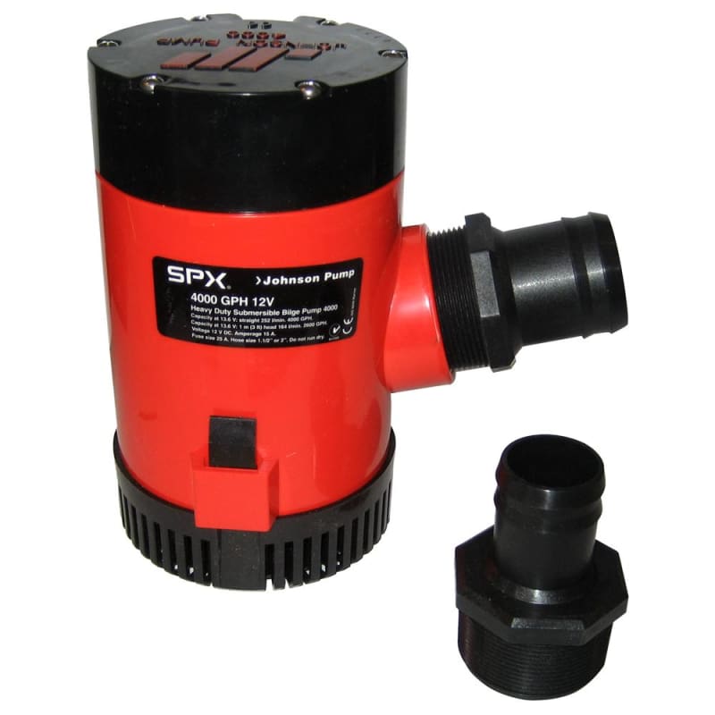 Johnson Pump 4000 GPH Bilge Pump 1-1/2 Discharge Port 12V [40004] Brand_Johnson Pump, Marine Plumbing & Ventilation, Marine Plumbing &
