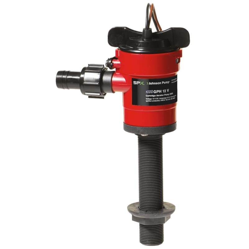 Johnson Pump Cartridge Aerator 1000 GPH Straight Intake - 12V [28103-00] Brand_Johnson Pump Marine Plumbing & Ventilation Marine Plumbing &