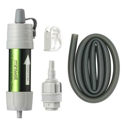 L630 personal camping purification water filter straw Gray / United States Water Sports & Outdoors Yellow Angel