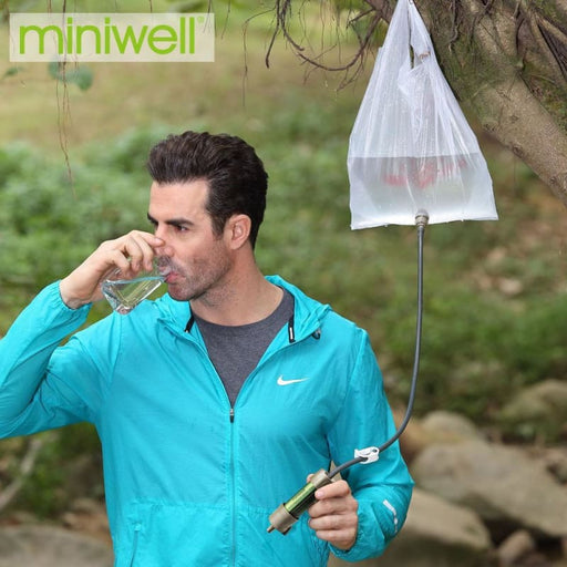 L630 personal camping purification water filter straw Water Sports & Outdoors Yellow Angel