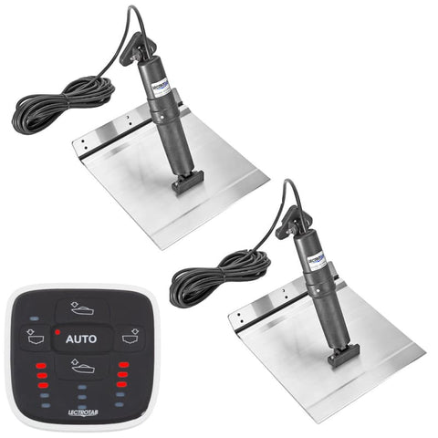 Lectrotab XKA Aluminum Alloy Trim Tab Kit w/ALC-1 Control - 12 x 12 [XKASAL12X12A] Boat Outfitting, Boat Outfitting | Trim Tabs,