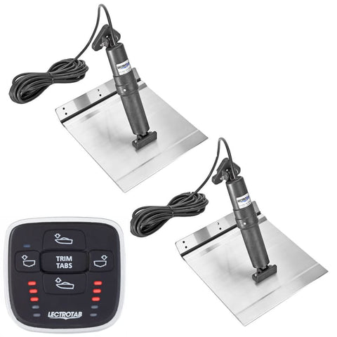 Lectrotab XKA Aluminum Alloy Trim Tab Kit w/MLC-1 Control - 12 x 24 [XKASML12X24A] Boat Outfitting, Boat Outfitting | Trim Tabs,