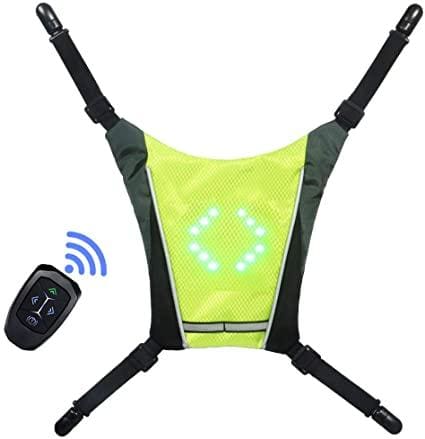 LED Safety Turn Signal Vest (w/ Wireless Remote Control) - Cycling/Running/Walking bicycle, bike, biking, cycle Fitness / Athletic Training 