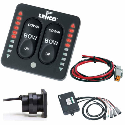 Lenco LED Indicator Two-Piece Tactile Switch Kit w/Pigtail f/Single Actuator Systems [15270-001] Boat Outfitting, Boat Outfitting | Trim Tab