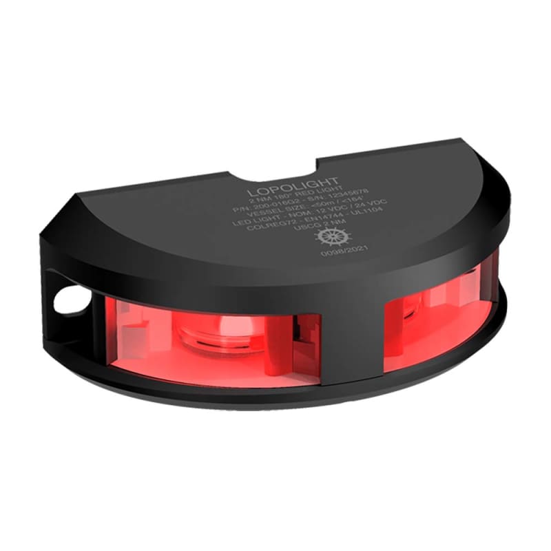 Lopolight Series 200-016 - Navigation Light - 2NM - Vertical Mount - Red - Black Housing [200-016G2-B] Brand_Lopolight, Lighting, Lighting |