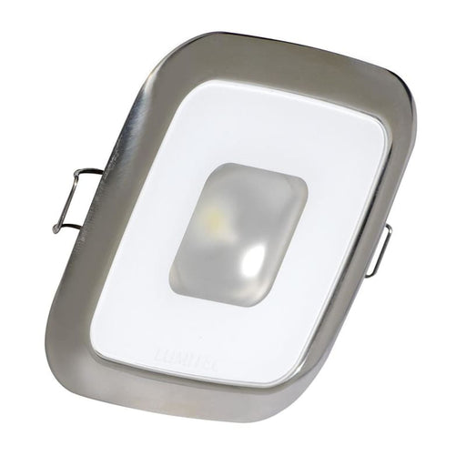 Lumitec Square Mirage Down Light - White Dimming Red/Blue Non-Dimming - Polished Bezel [116118] 1st Class Eligible, Brand_Lumitec, Lighting,