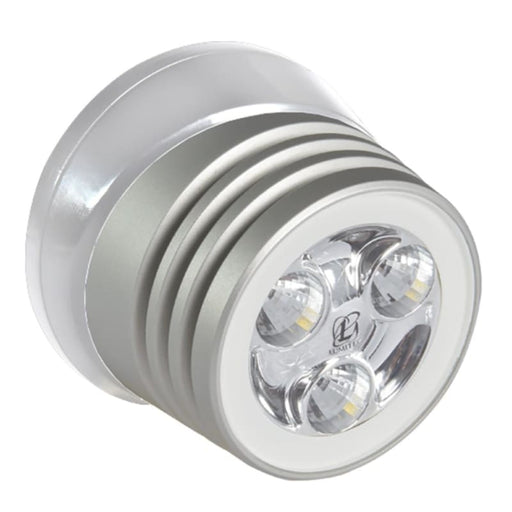Lumitec Zephyr LED Spreader/Deck Light - Brushed White Base - White Non-Dimming [101325] 1st Class Eligible, Brand_Lumitec, Lighting,