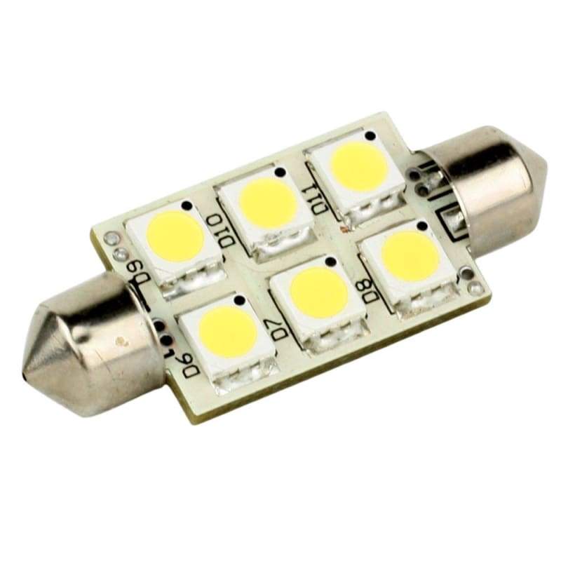Lunasea Single-Sided 6 LED Festoon - 10-30VDC-1.5W-97 Lumens - Warm White [LLB-186W-21-00] Brand_Lunasea Lighting Lighting Lighting | Bulbs