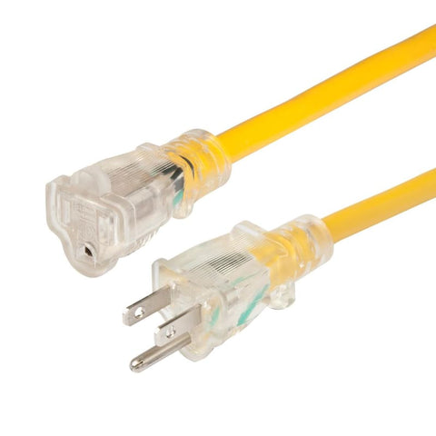Marinco 14/3 Lighted Extension Cord - Non-Locking - 15A - 25’ [150025NL] Brand_Marinco, Electrical, Electrical | Shore Power Shore Power CWR