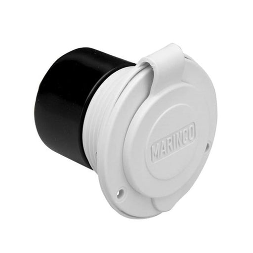 Marinco 15A 125V On-Board Charger Inlet - Front Mount - White [150BBIW] 1st Class Eligible, Boat Outfitting, Boat Outfitting | Shore Power,