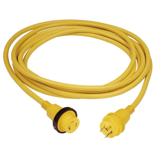 Marinco 30 Amp PowerCord PLUS Cordset w/Power-On LED - Yellow 50ft [199119] Boat Outfitting, Boat Outfitting | Shore Power, Brand_Marinco,
