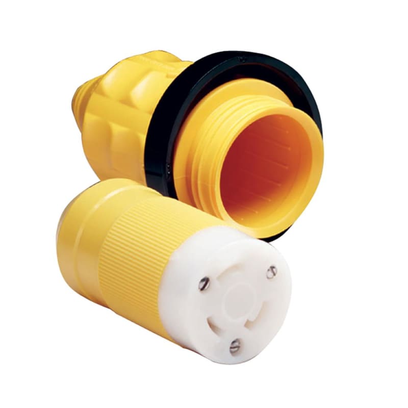 Marinco 305CRCN.VPK 30A Female Connector w/Cover & Rings [305CRCN.VPK] 1st Class Eligible, Boat Outfitting, Boat Outfitting | Shore Power,