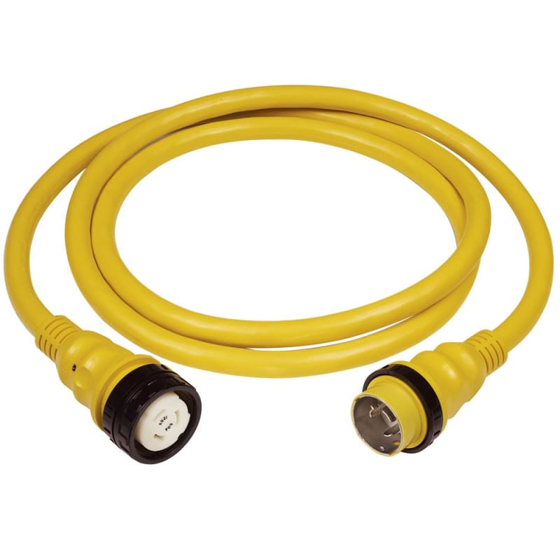 Marinco 50A 125V Shore Power Cable - 50’ - Yellow [6153SPP] Boat Outfitting, Boat Outfitting | Shore Power, Brand_Marinco, Electrical,