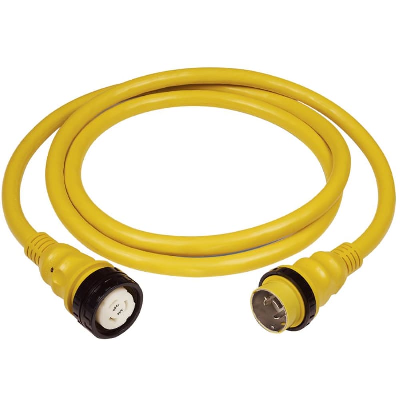 Marinco 50Amp 125/250V Shore Power Cable - 25’ - Yellow [6152SPP-25] Boat Outfitting, Boat Outfitting | Shore Power, Brand_Marinco,