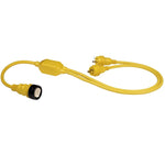 Marinco RY504-2-30 50A Female to 2-30A Male Reverse Y Cable [RY504-2-30] Boat Outfitting, Boat Outfitting | Shore Power, Brand_Marinco,