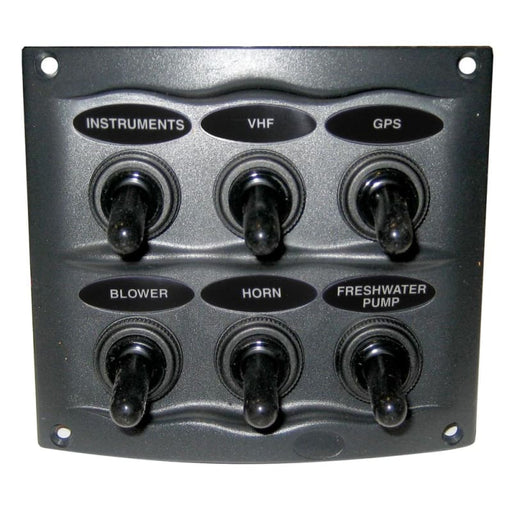 Marinco Waterproof Panel - 6 Switches - Grey [900-6WP] Brand_Marinco, Electrical, Electrical | Electrical Panels Electrical Panels CWR