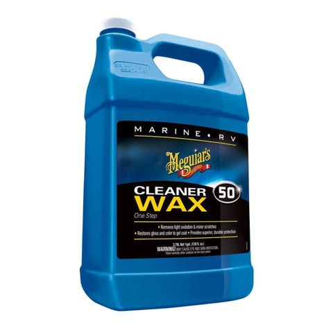 Meguiar’s #50 Boat/RV Cleaner Wax - Liquid 1 Gallon [M5001] Boat Outfitting, Boat Outfitting | Cleaning, Brand_Meguiar’s Cleaning CWR