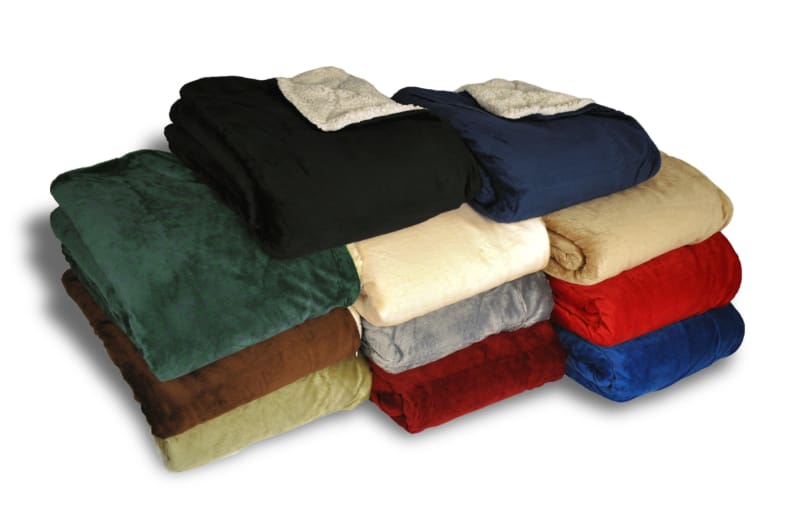Mink Sherpa Blanket (Solid Colors) BLANKETS fleece Fleece K-R-S-I