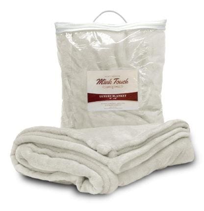 Mink Touch Luxury Blanket Cream BLANKETS fleece Fleece K-R-S-I