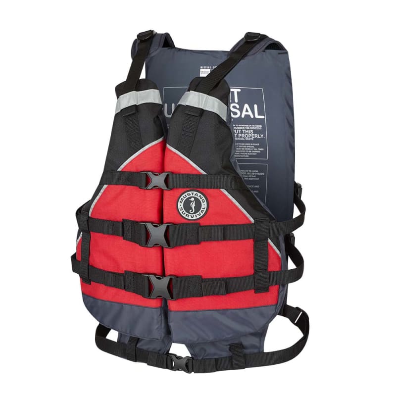 Mustang Canyon V Foam Vest - Universal Youth - Red/Black [MV9070-123-0-253] Brand_Mustang Survival, Marine Safety, Marine Safety | Personal 