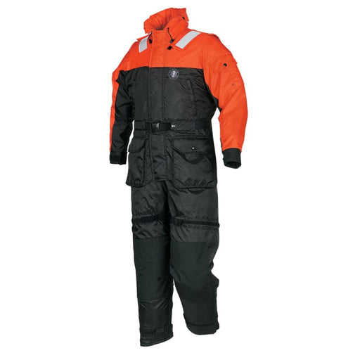 Mustang Deluxe Anti-Exposure Coverall Work Suit - Orange/Black - Large [MS2175-33-L-206] Brand_Mustang Survival, Marine Safety, Marine