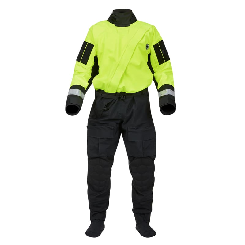 Mustang Sentinel Series Water Rescue Dry Suit - Fluorescent Yellow Green-Black - Large 2 Long [MSD62403-251-L2L-101] Brand_Mustang Survival,