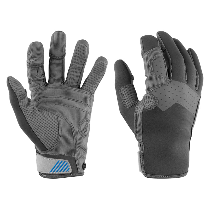 Mustang Traction Closed Finger Gloves - Grey/Blue - Large [MA600302-269-L-267] 1st Class Eligible, Brand_Mustang Survival, Sailing, Sailing