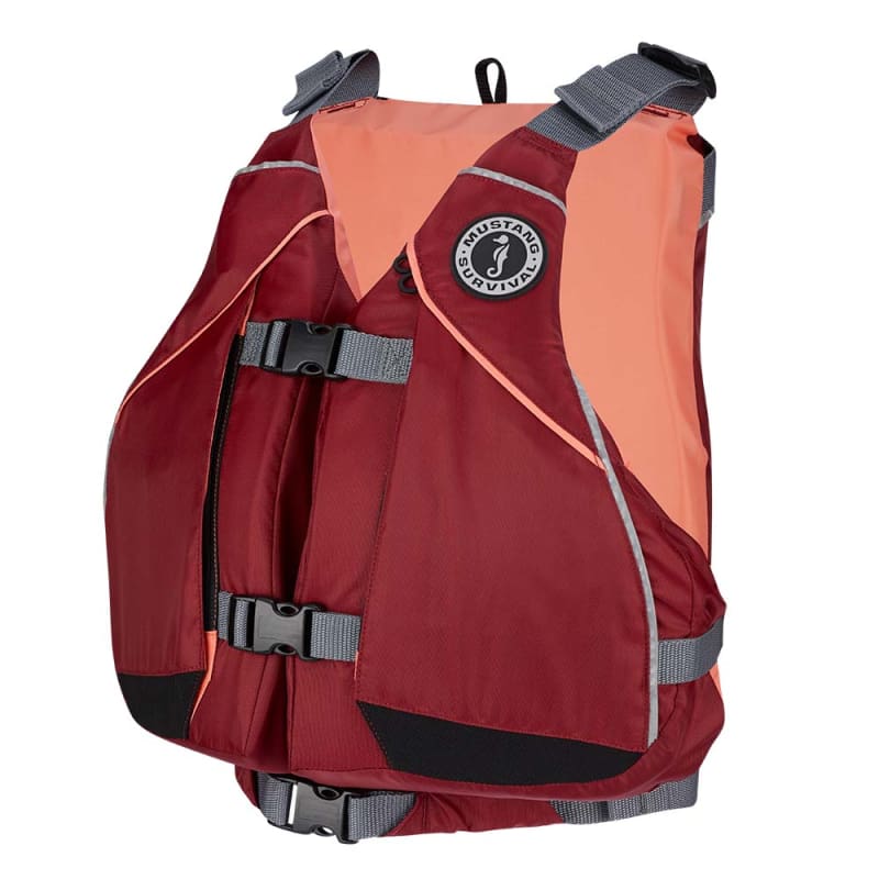 Mustang Womens Moxie Foam Vest - Merlot/Coral - XS/Small [MV807MMS-857-XS/S-253] Brand_Mustang Survival, Marine Safety, Marine Safety |